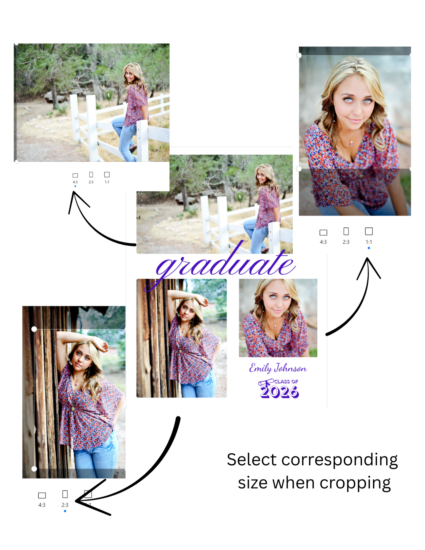 Custom Graduation Photo Magnet | Personalized Senior Picture Magnet | Class of 2026 Keepsake Gift